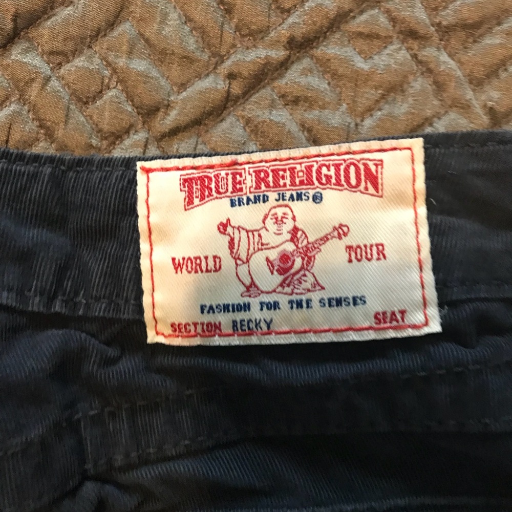 True Religion Blue Corduroy pants